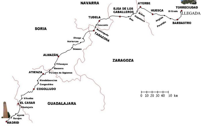 Plano del recorrido