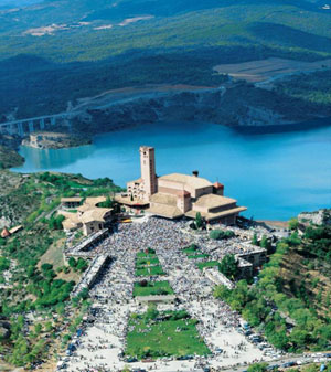 Panorámica del Santuario de Torreciudad