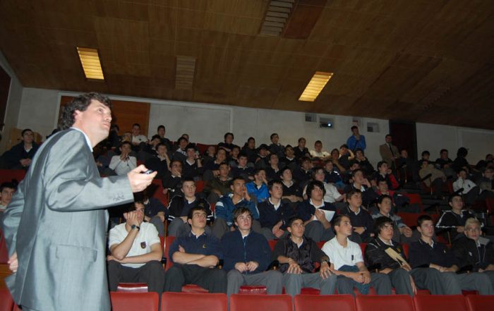 Un momento de la conferencia sobre los Almogávares