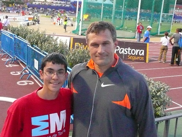 Javier con Virgilius Alekna