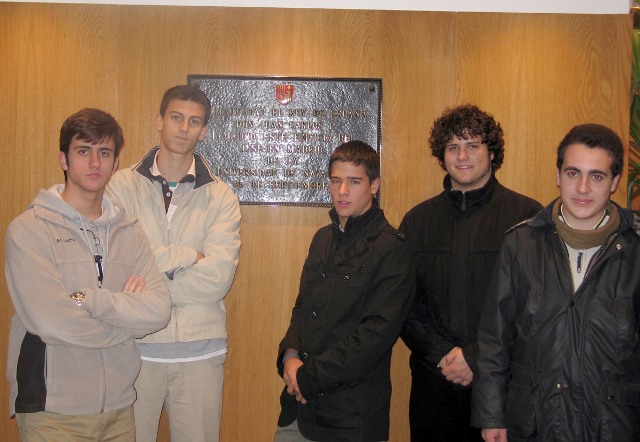 Jesús, Adrián, David, Rciardo y Carlos 