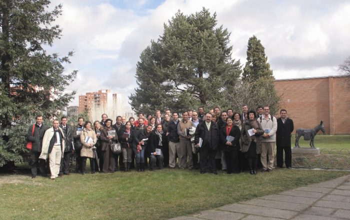 Grupo de directivos de centros escolares