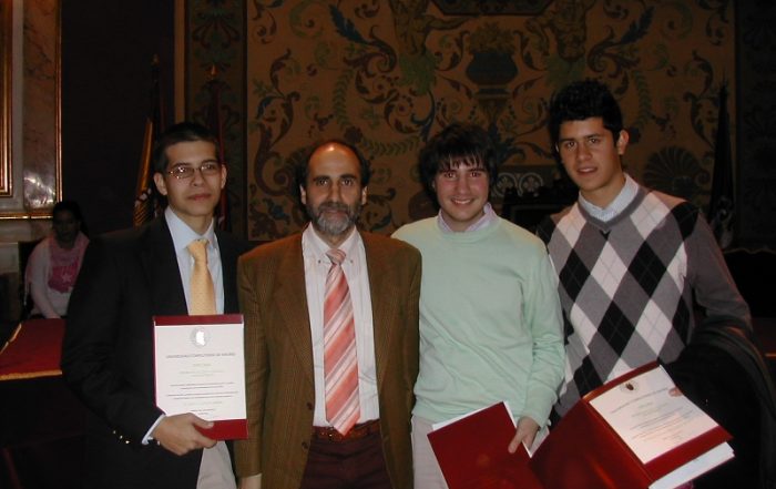 Diego, D. Enrique, David y Pedro