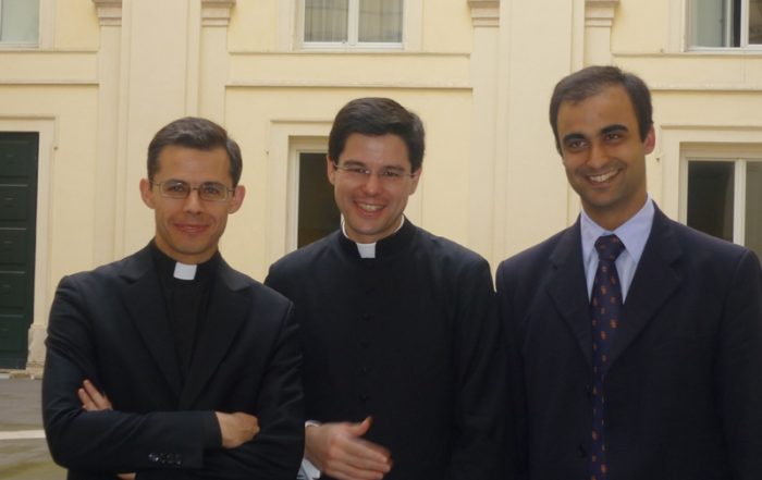 De dcha. a izq. Juanjo, Pedro y Elías