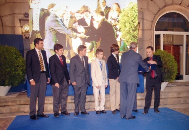 En la entrega del Premio
