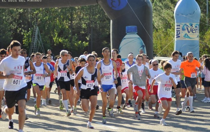 Salida de la IIª Subida a Torreciudad