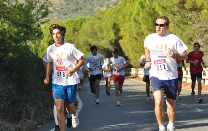 G. Villalón y L. Elejalde en la Subida a Torreciudad