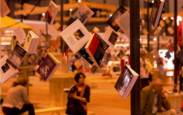 Alumnos de D.Y.P.E. en la feria Liber