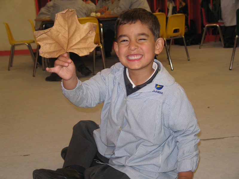 Los de 2º de infantil prepararon el taller de otoño