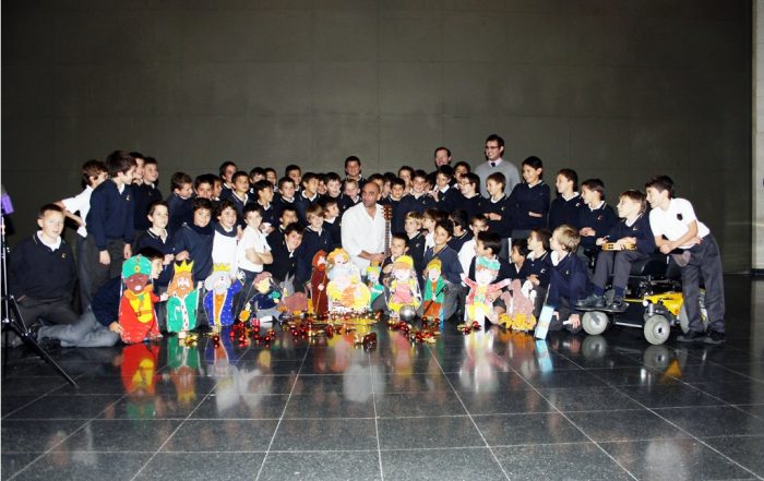 El coro de Tajamar con Tontxu