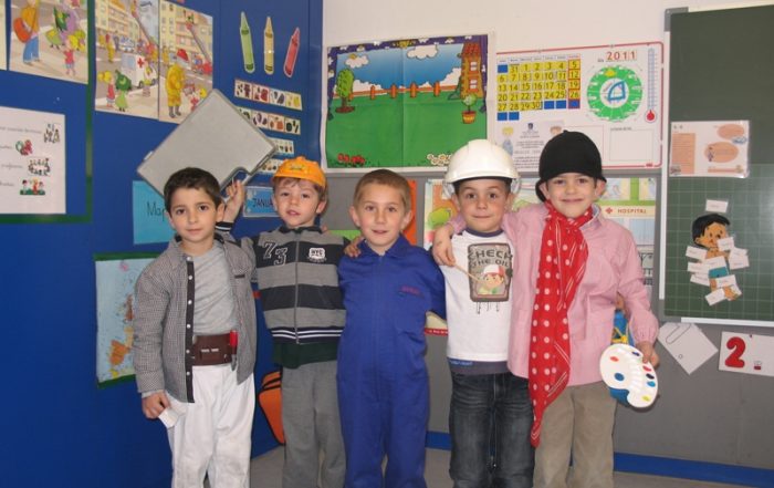 Los niños de infantil adoptaron el papel de mayores