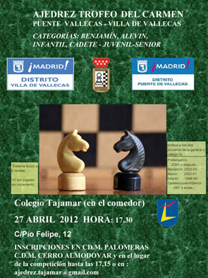 Del distrito a la final de Madrid de ajedrez – Villa de Vallecas