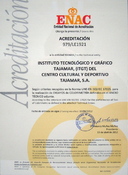 Acreditación de ENAC