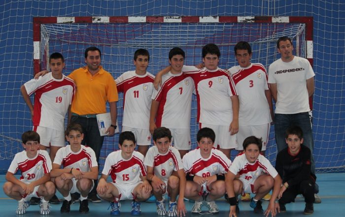 Equipo infantil de balonmano