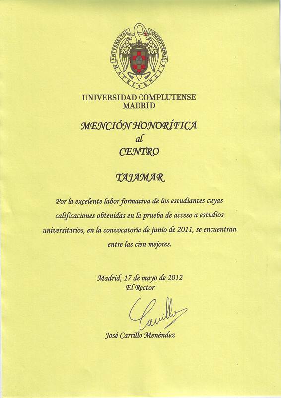 mt_gallery: Entre las 100 mejores notas de Selectividad U.C.M.
