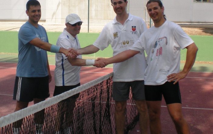 A la izquierda, los ganadores del Torneo Manuel Plaza