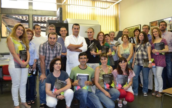 Participantes en el curso de impresión digital