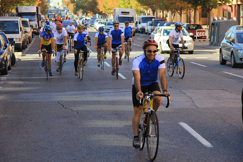 Más de veinte ciclistas hicieron los 500 kms