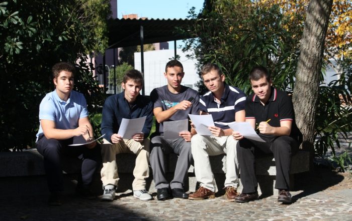 Paco, Luis, Javier, Rubén y Aitor