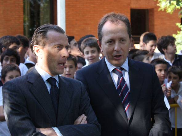 Con Emilio Butragueño en la carrera de 500 kms relevos de Tajamar
