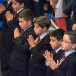 Primeras Comuniones. Los alumnos de Primaria celebran su Primera Comunión en el colegio Tajamar