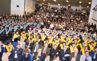 Alumnos graduados en Tajamar, un Bachillerato concertado en Madrid