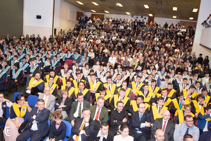 Alumnos graduados en Tajamar, un Bachillerato concertado en Madrid